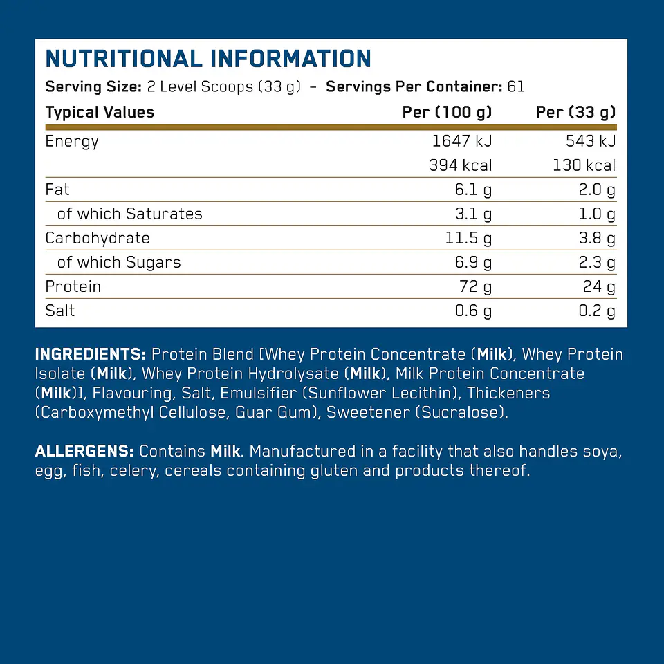 Critical whey advanced protein 27