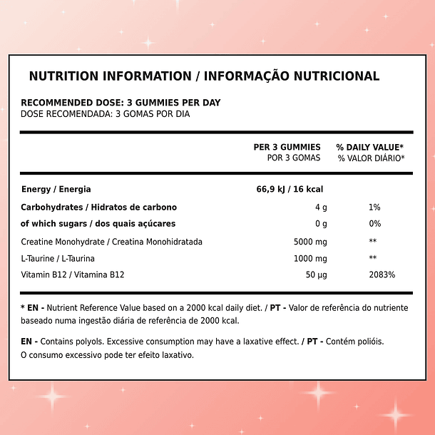 Gomas de creatina - 90 Gummies 3