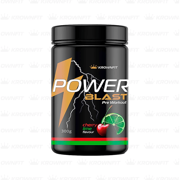 Pré Treino Power 300g Sabor Cereja e limão