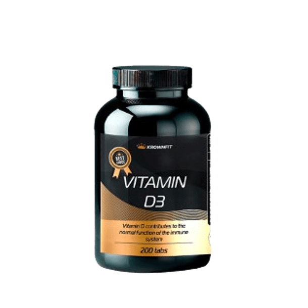 Vitamina D3 KROWNFIT – 200 comprimidos