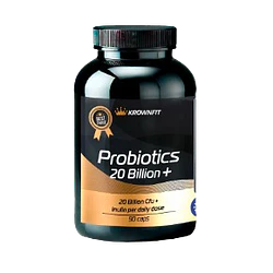 Probióticos 20B CFU com inulina Krownfit – 90 caps