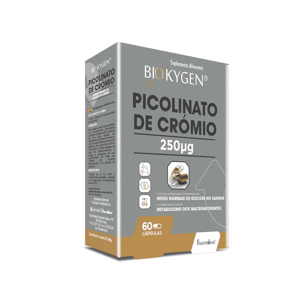 Biokygen Picolinato de Crómio – 60 cápsulas