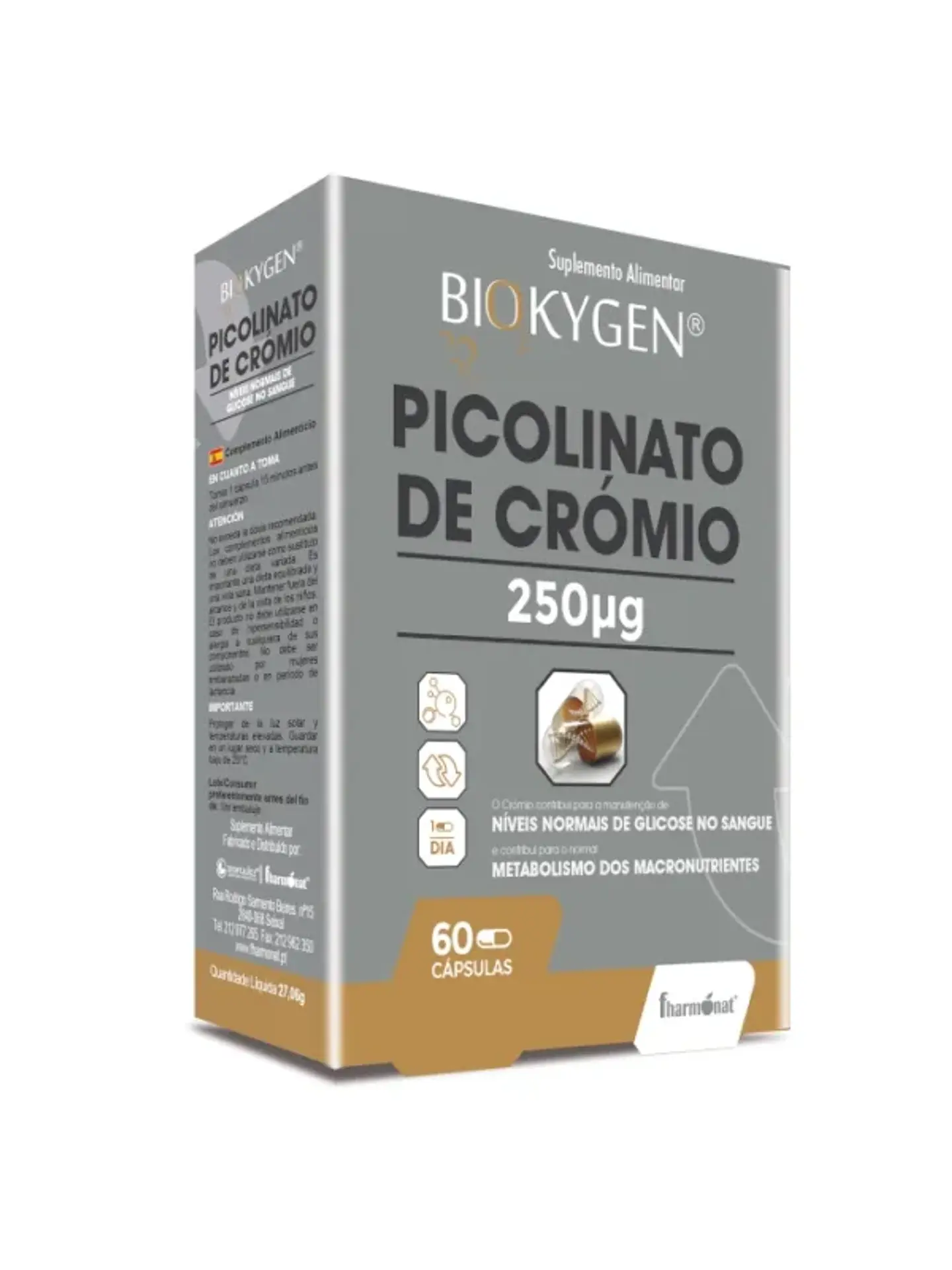 Biokygen Picolinato de Crómio – 60 cápsulas 1