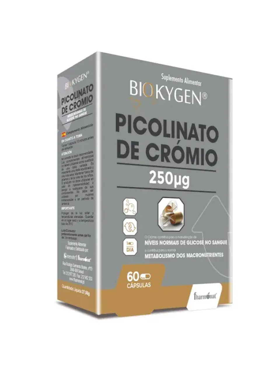 Biokygen Picolinato de Crómio – 60 cápsulas 1