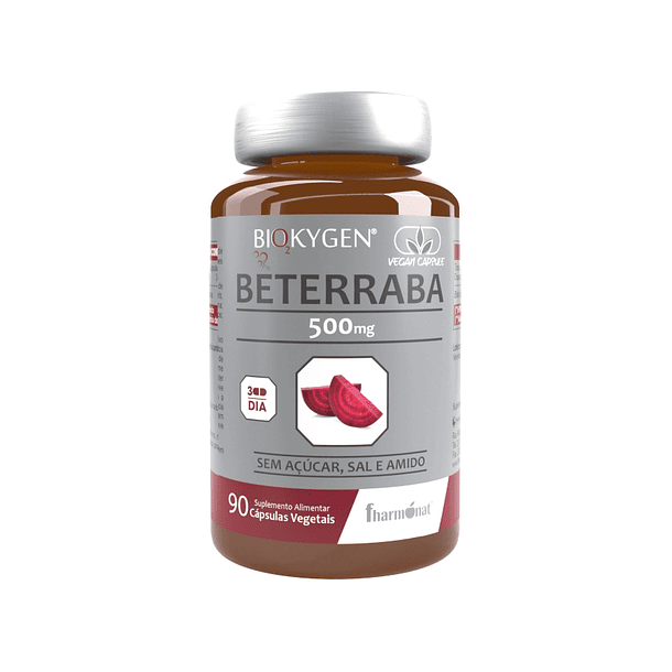 Biokygen Beterraba 500mg 90 Cápsulas