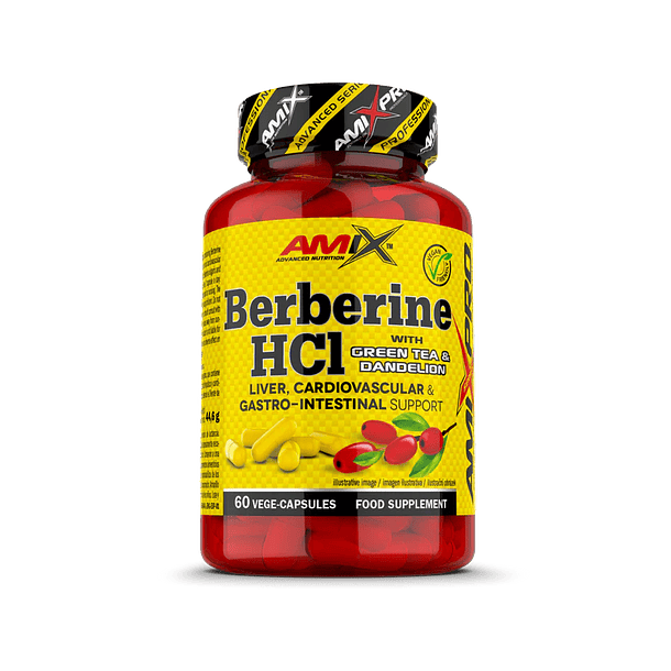 Berberina HCl con Té Verde y Diente de León 60 caps