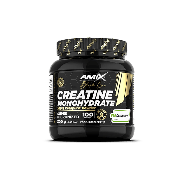 Creatina Monohidrato Creapure 300gr - Black Line