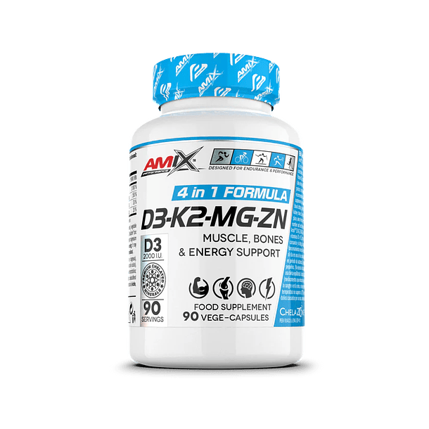 Multivitamínico D3 - K2 - MG - ZN 90 VCaps