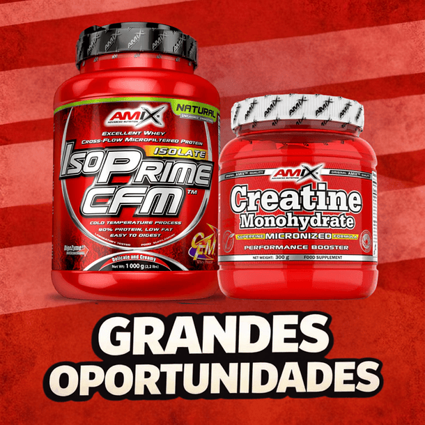 Pack de iniciação – IsoPrime CFM Whey Isolate + Creatina Monohidrato