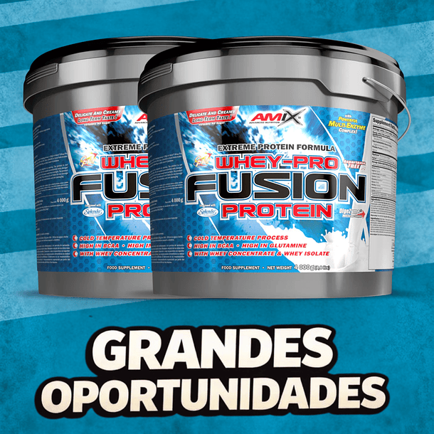 Pack Whey Pro Fusion 8kg (2x 4kg)