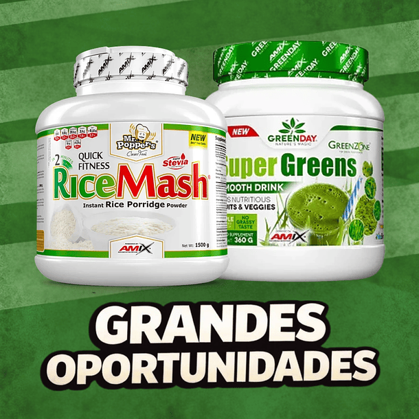 Pack Energia & Nutrição – Rice Mash + Super Greens Amix