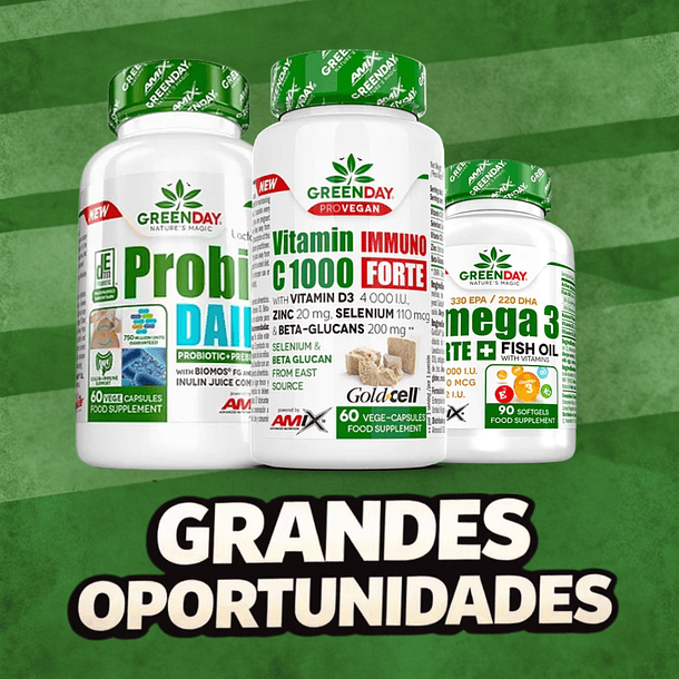 Pack Imunidade & Bem-Estar – Probióticos + Vitamina C + Omega 3