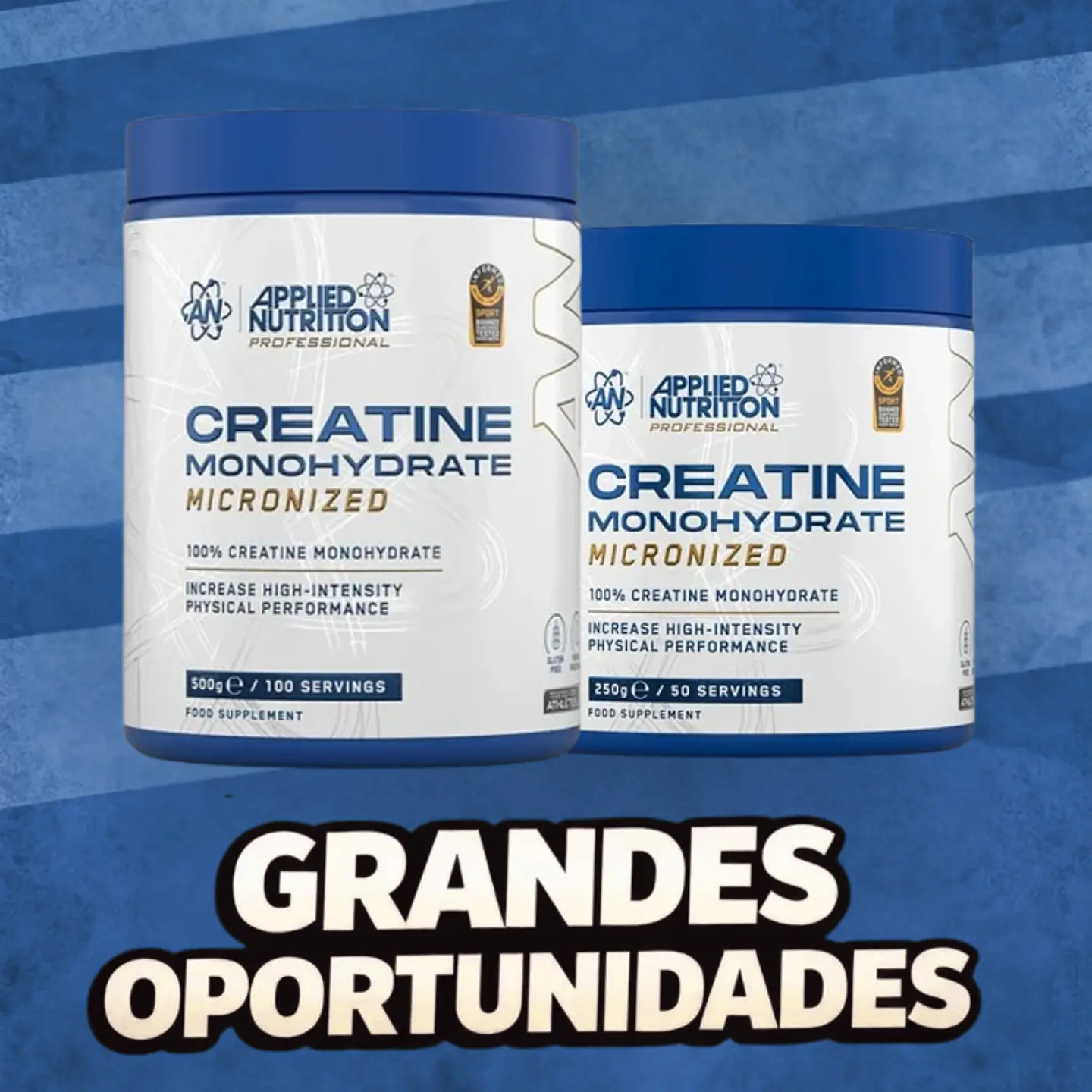 Pack Creatina Applied 750g força + recuperação 1