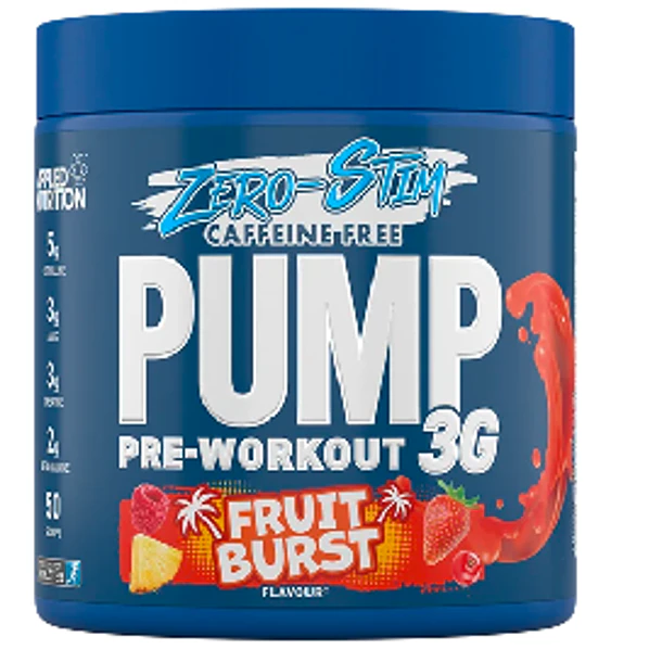 Pump 3G Zero Stim - Caffeine Free Pre-Workout 375g