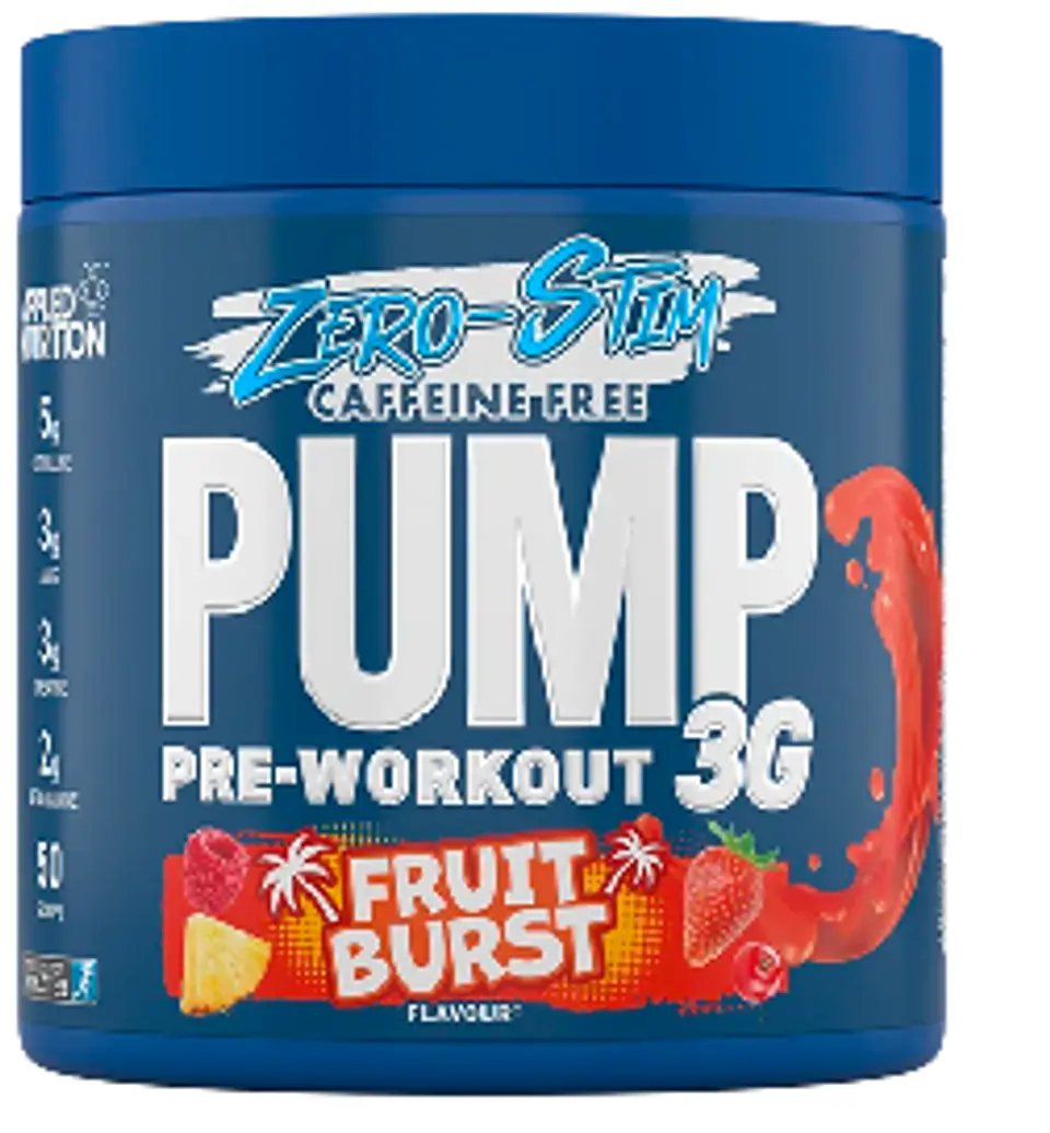 Pump 3G Zero Stim - Caffeine Free Pre-Workout 375g 2
