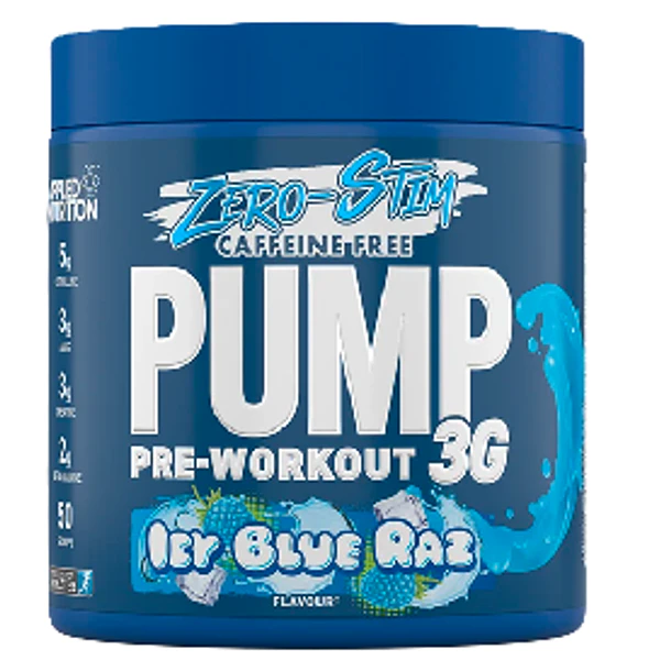 Pump 3G Zero Stim - Caffeine Free Pre-Workout 375g 4