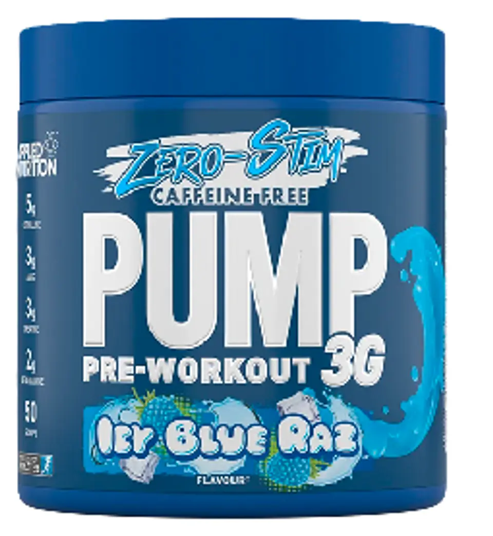 Pump 3G Zero Stim - Caffeine Free Pre-Workout 375g 4