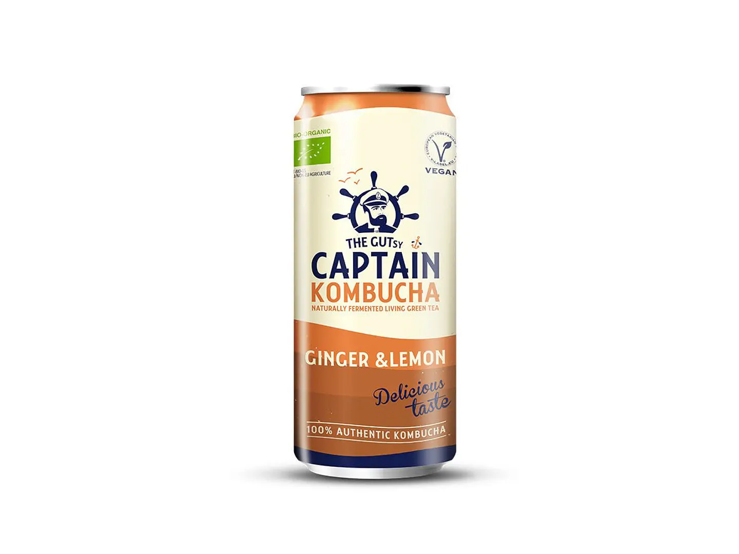 GUTsy Captain Kombucha gengibre e limão 12x250mL 3