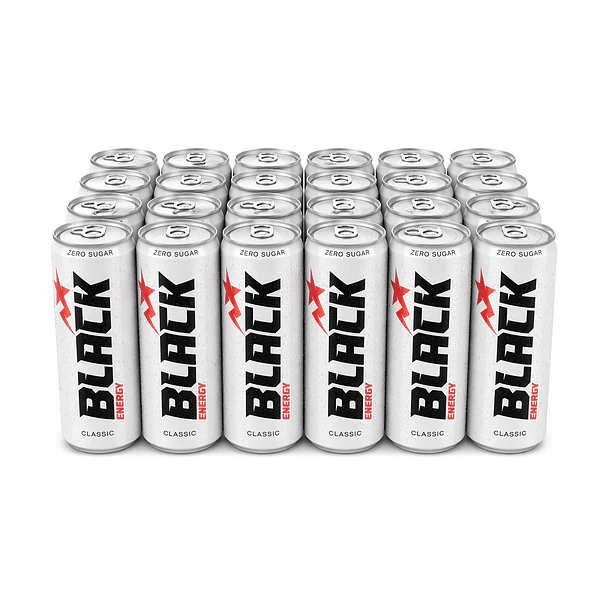 Bebida energética original white zero sugar Black Energy 1