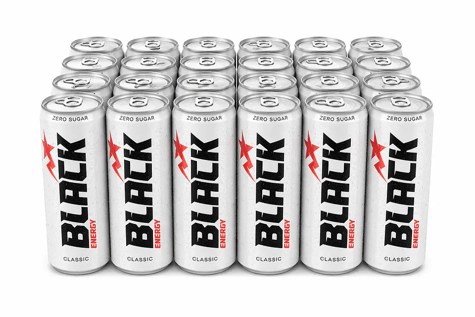 Bebida energética original white zero sugar Black Energy 1