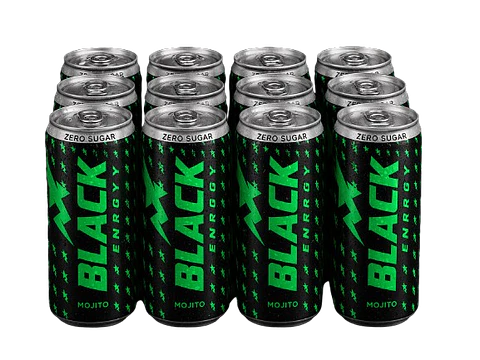 Bebida energética Mojito zero lata Black Energy