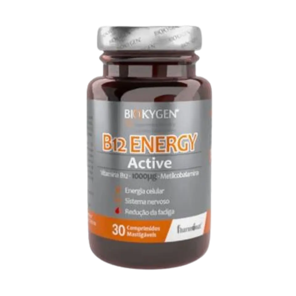 Biokygen B12 energy active 30 comp mastigáveis  1