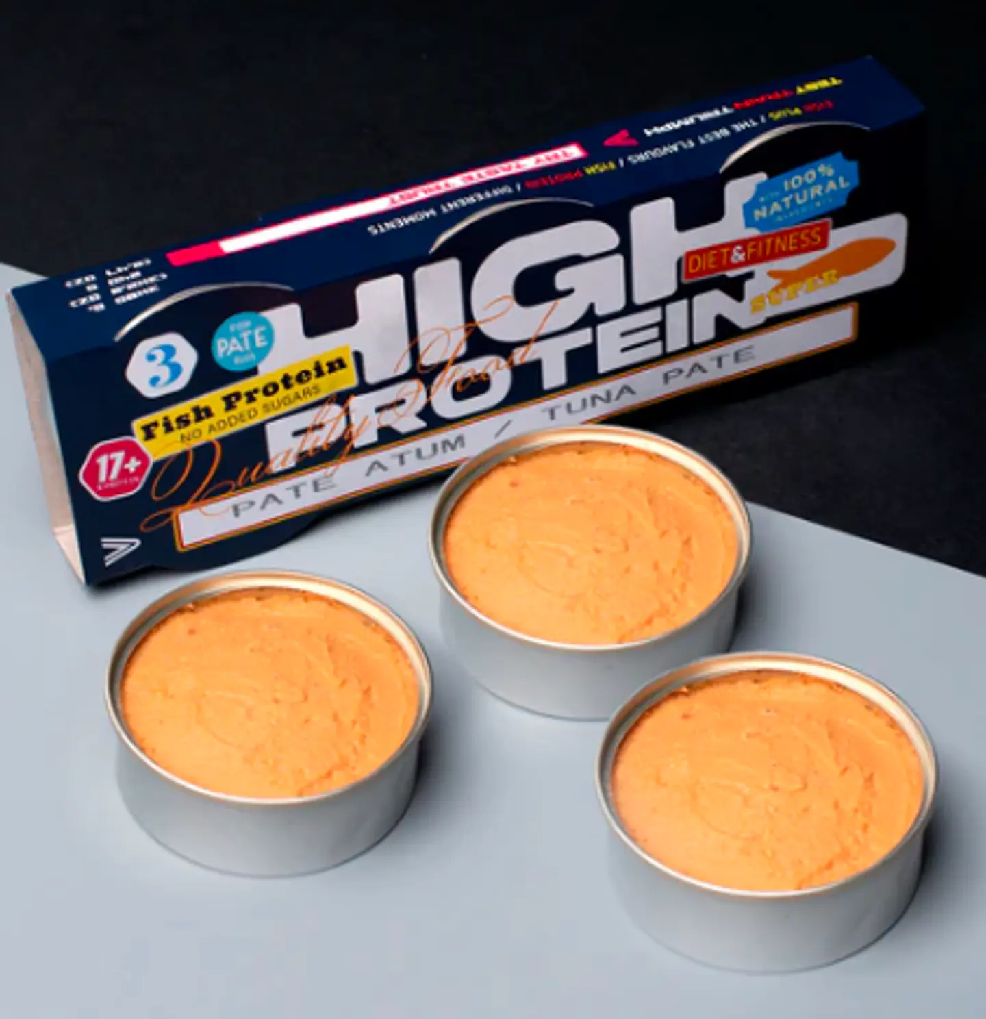 Pate proteína de atum pack 3 unidades 2