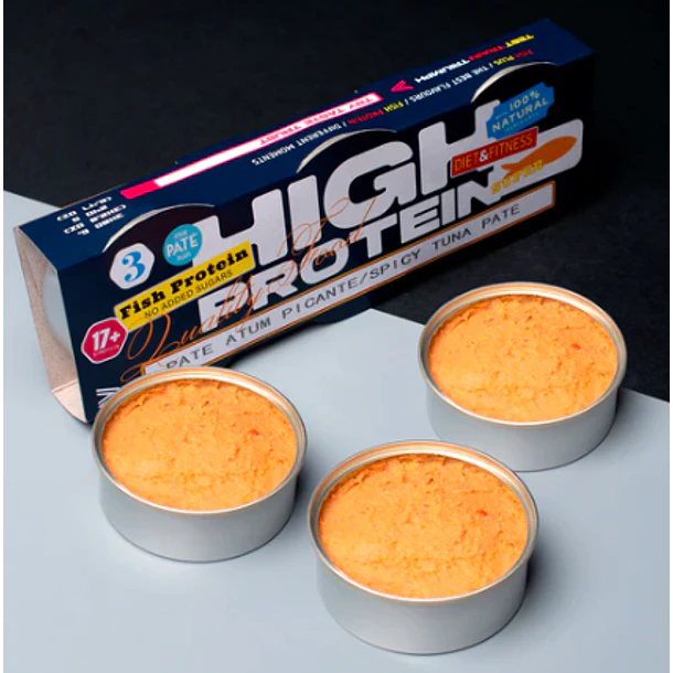 Pate proteína de atum picante pack 3 unidades