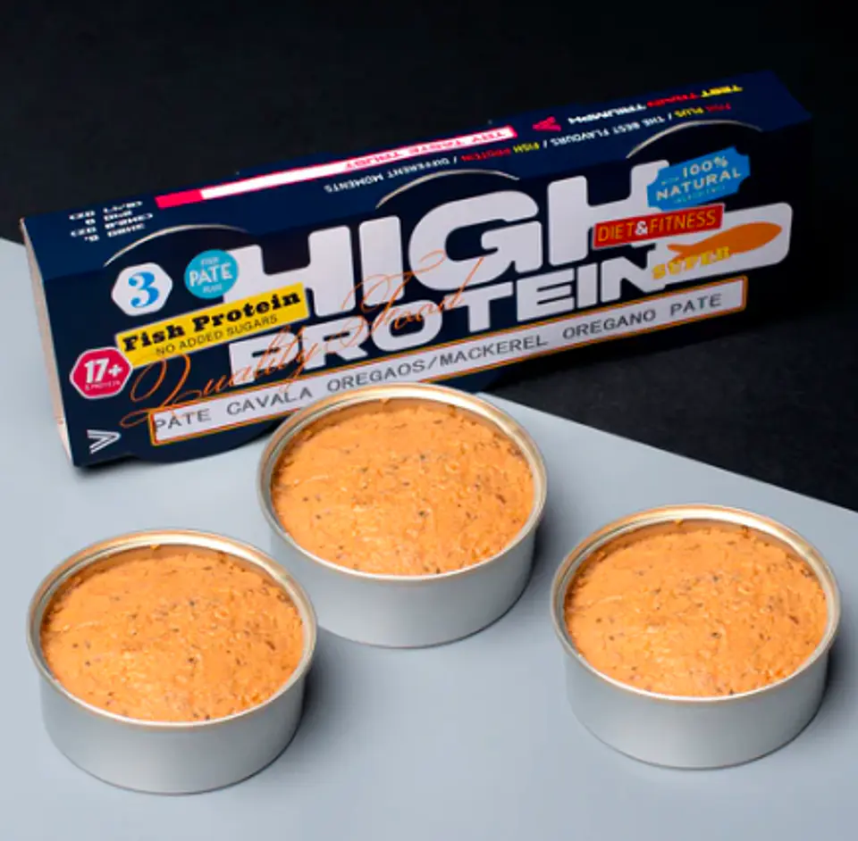 Pate proteína de cavala orégãos pack de 3 unidades 2