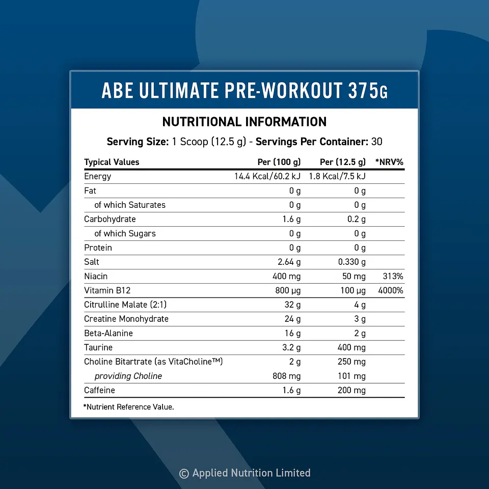 ABE all black everything - extremely potent pre-workout powder  17