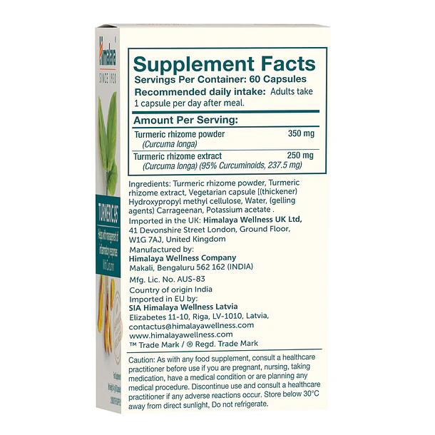 Himalaya Turmeric 95 (Curcuma)