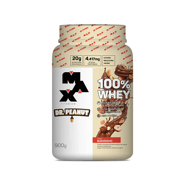Whey Protein Dr. Peanut 100% Whey 900g  3