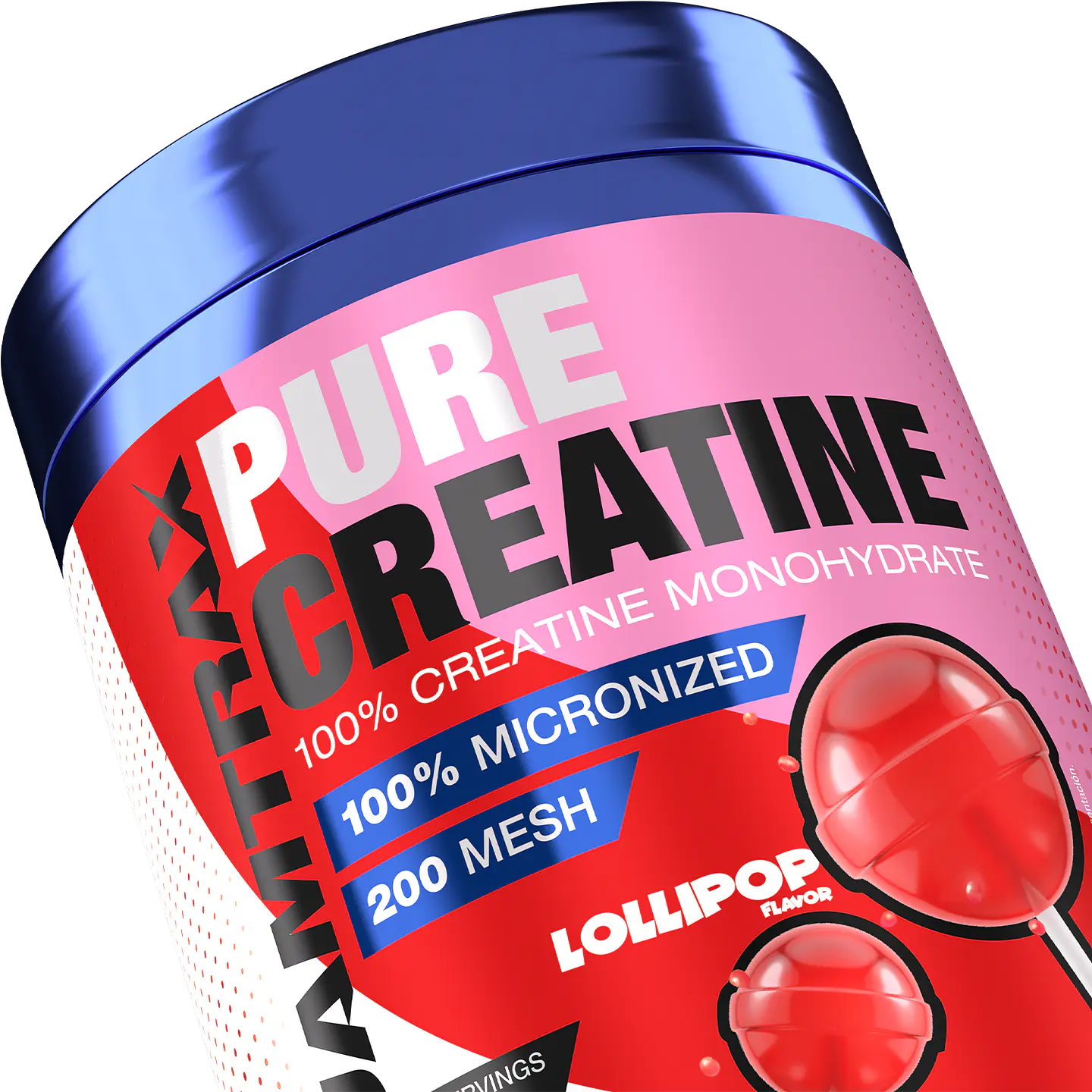 Pirulito de creatina pura (300 g) 1