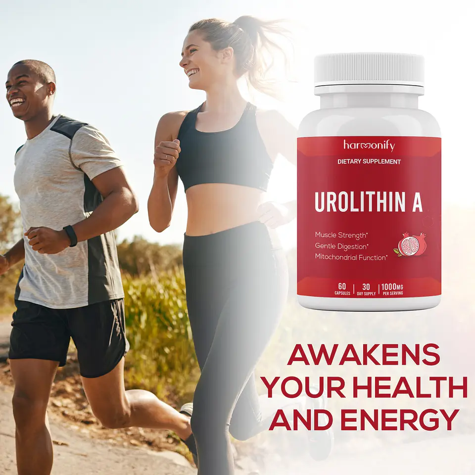Urolitina A 1000 mg 60 Cápsulas Veganas 4