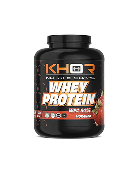 Khor Whey Protein Concentrate 2kg Morango