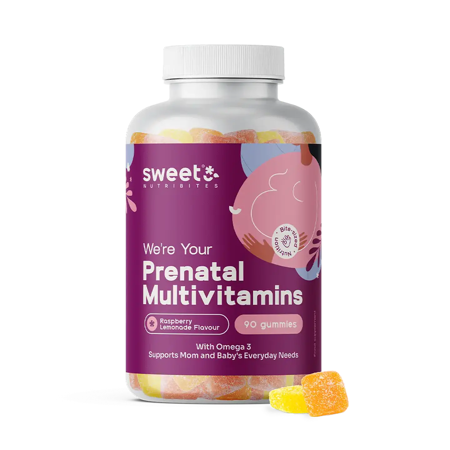 Multivitaminas pré-natais + ómega-3 1