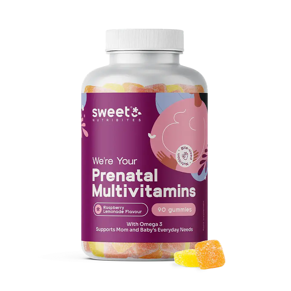 Multivitaminas pré-natais + ómega-3 1