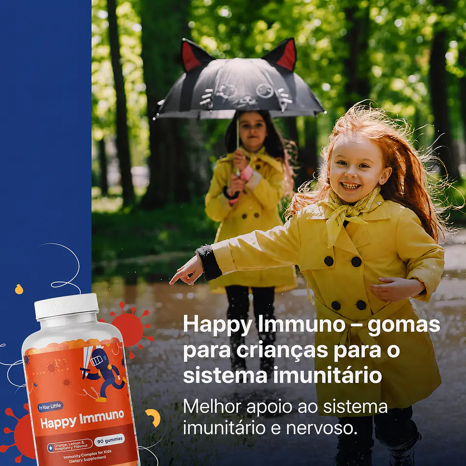 Happy Immuno – gomas para crianças para o sistema imunitário 2