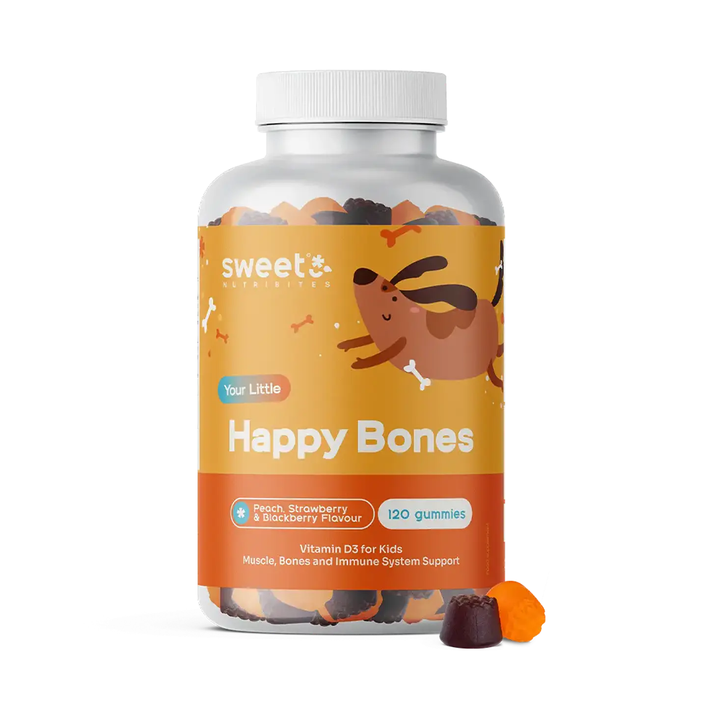 Happy Bones – gomas para crianças com vitamina D3 1