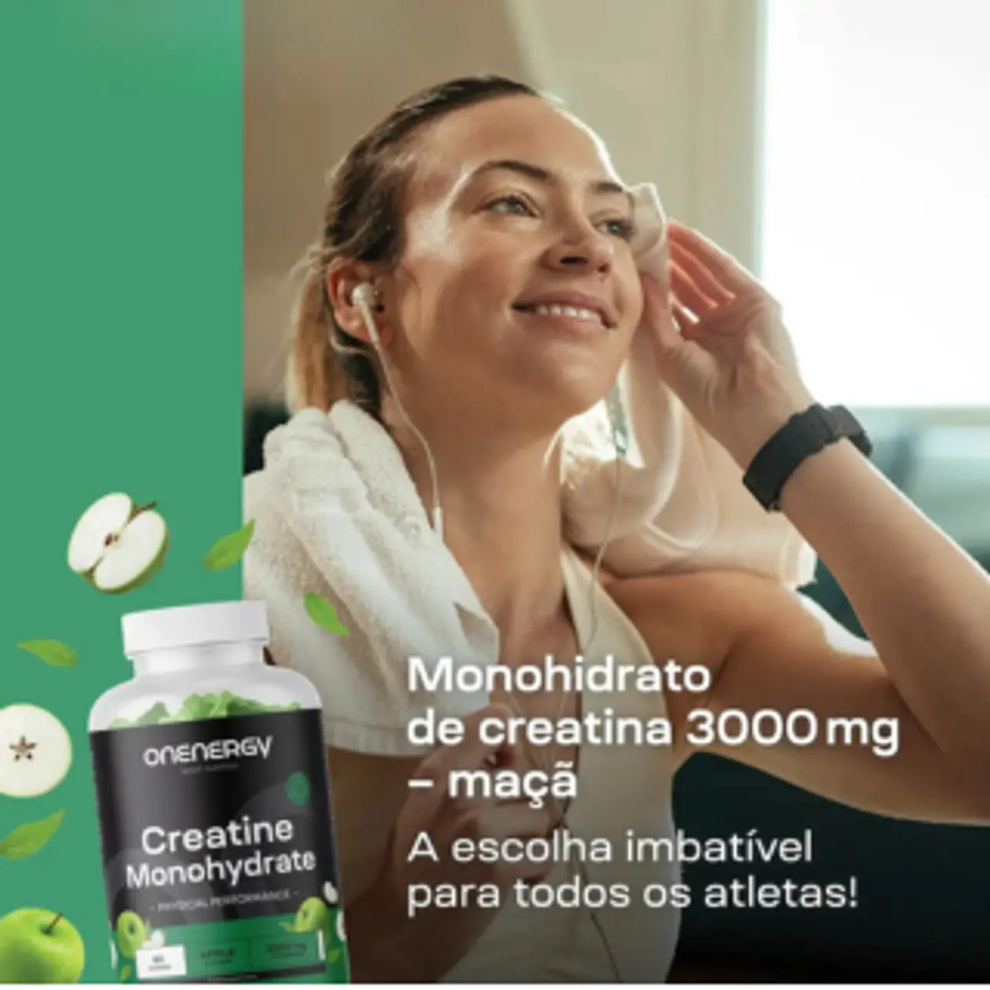 Monohidrato de creatina 3000 mg – maçã 2