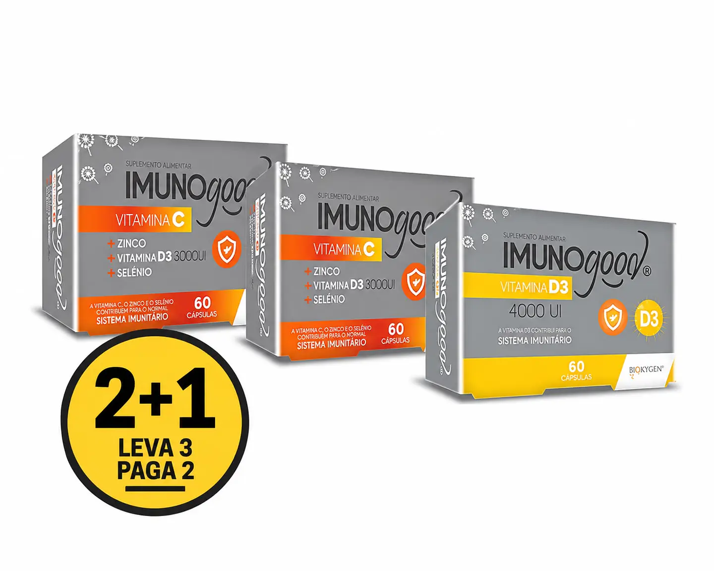 Pack 2=3 vitamina C + vitamina D  1