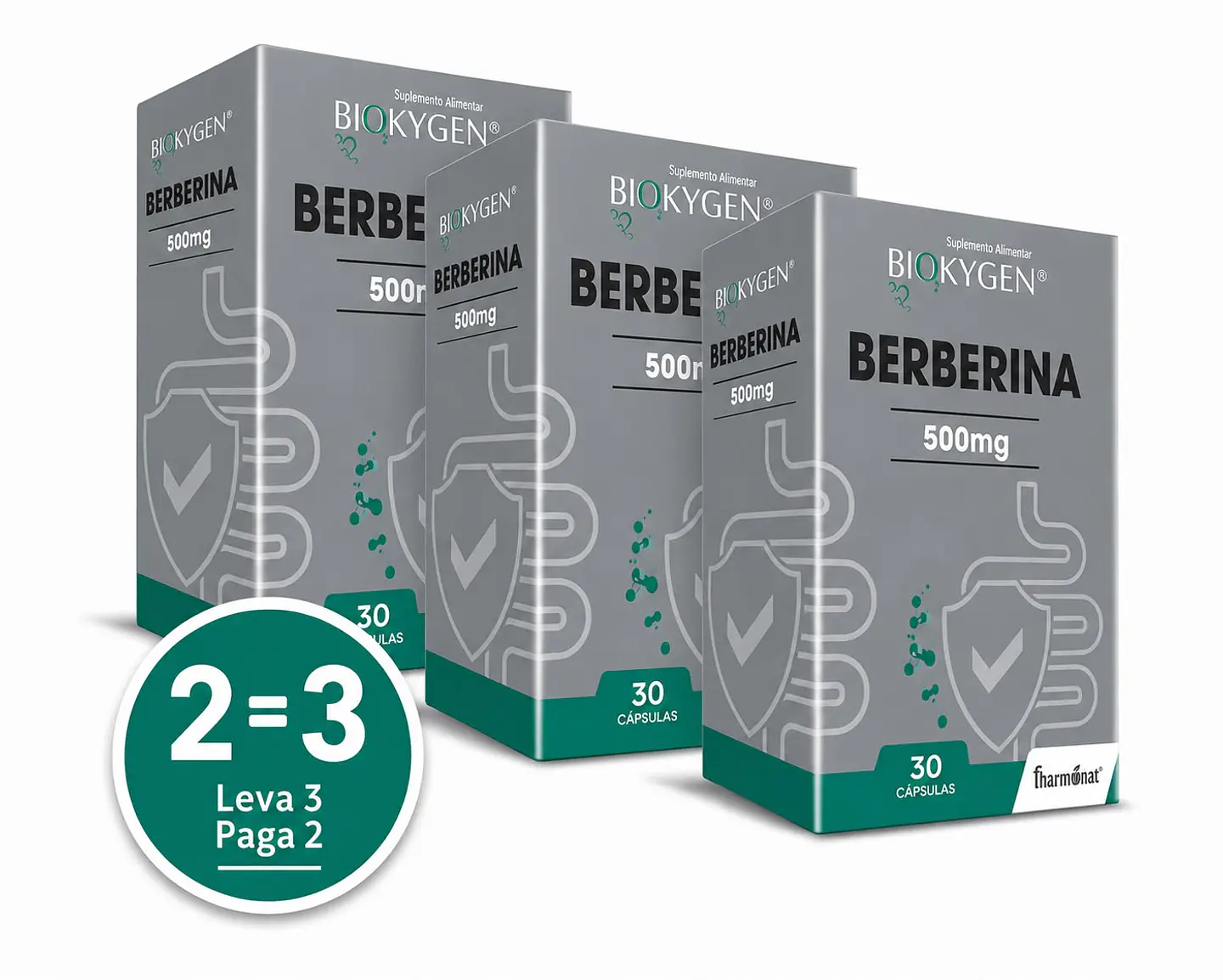 Pack 2=3 berberina 500 mg  1