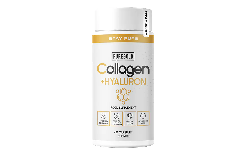 Pure Gold Collagen + Hyaluron + Selenium 60 caps 1