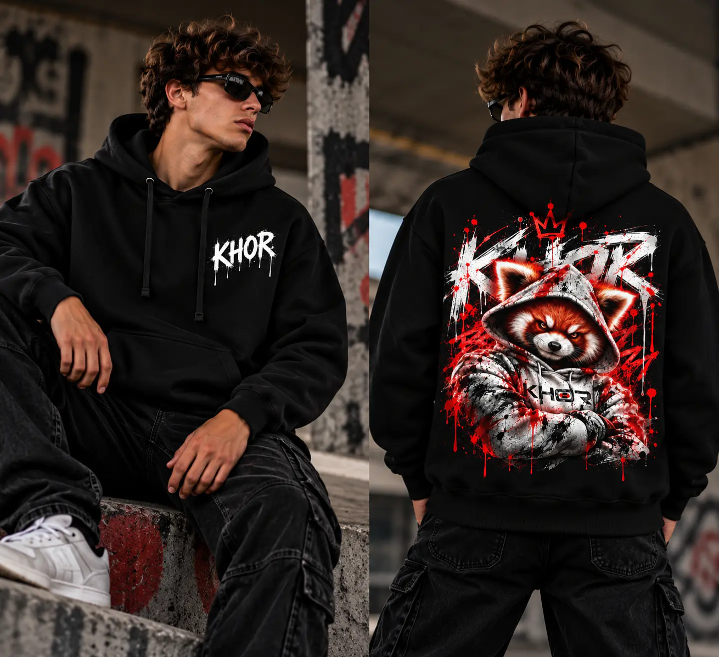 HOODIE UNISSEX KHOR URBAN REBEL 1