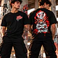 T-shirt Unissex KHOR Red Panda Rebellion | Black - Thumbnail 1