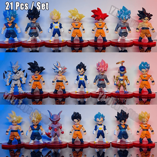 Dragon Ball Z Figuras: Super Saiyan Goku, Gohan, Vegeta, Broly, Piccolo, Majin Buu - Colección Completa de Modelos de Acción y Juguetes para Fans