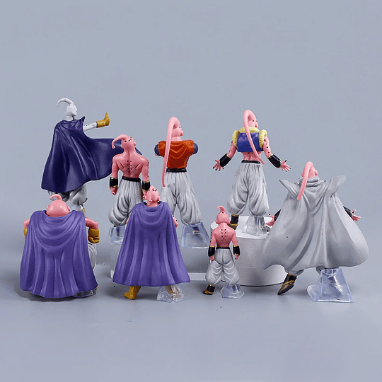 Set Exclusivo de 8 Figuras de Dragon Ball Z: Majin Buu y Fat Buu - Colección PVC para Fans de Todas las Edades