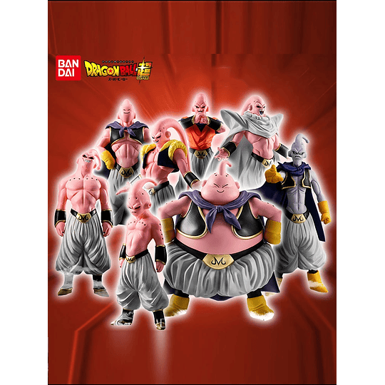 Set Exclusivo de 8 Figuras de Dragon Ball Z: Majin Buu y Fat Buu - Colección PVC para Fans de Todas las Edades