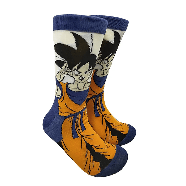 Calcetines Dragon Ball Z: Moda Anime con Piccolo, Vegeta, y Más - Algodón Casual y Tendencia (16)