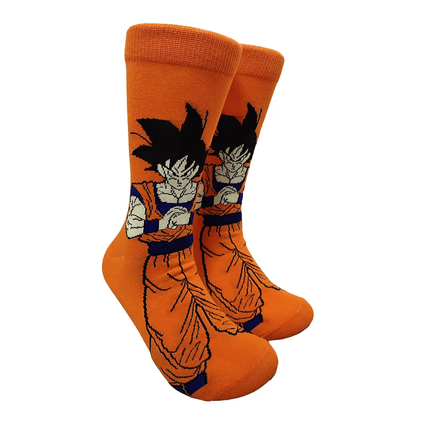 Calcetines Dragon Ball Z: Moda Anime con Piccolo, Vegeta, y Más - Algodón Casual y Tendencia (22)